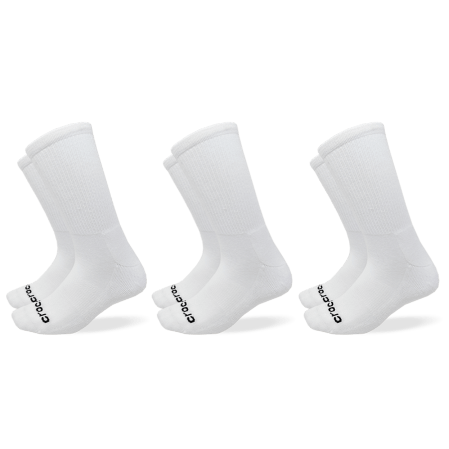 Crocs - CrocsSocks Crew Texture Logo 3PK for Women|Kids