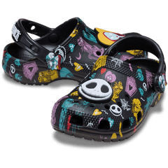 Crocs - Toddlers’ Disney Tim Burton's The Nightmare Before Christmas Jack and Sally Classic Clog for Kids