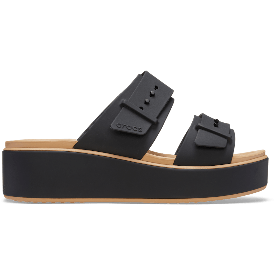 Crocs - Brooklyn Buckle Matte Wrap Low Wedge for Women