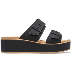 Crocs - Brooklyn Buckle Matte Wrap Low Wedge for Women