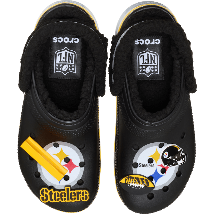 Crocs - NFL Pittsburgh Steelers Classic Lined Clog for Women|Men