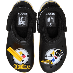 Crocs - NFL Pittsburgh Steelers Classic Lined Clog for Women|Men