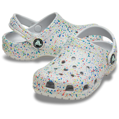 Crocs - Kids' Classic Glow Paint Splatter Clog for Kids