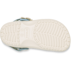 Crocs - Toddler Classic Denim Flower Adjustable Backstrap Clog for Kids