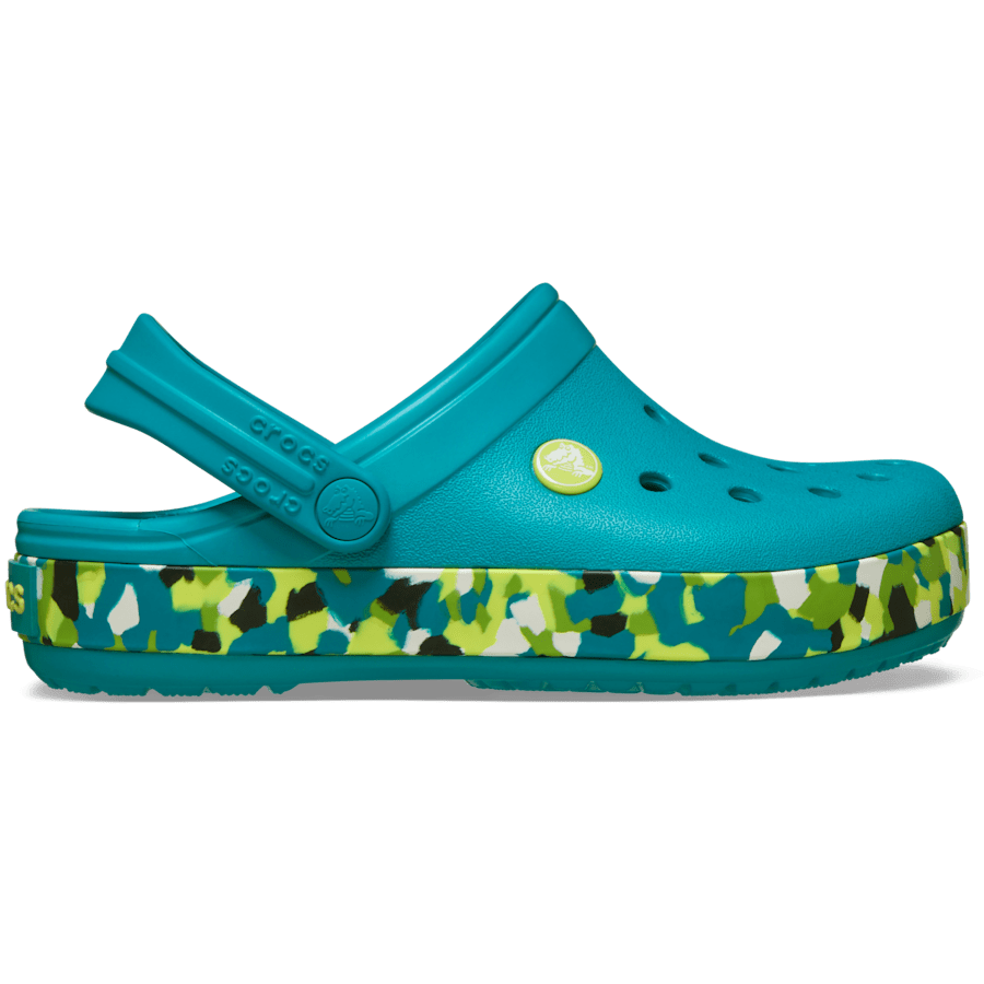 Crocs - Kids' Crocband Glow Confetti Band Clog for Kids
