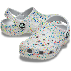 Crocs - Toddler Classic Glow Paint Splatter Clog for Kids