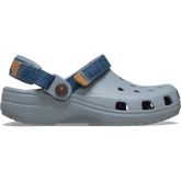 Crocs - Kids' Classic Denim Adjustable Backstrap Clog for Kids