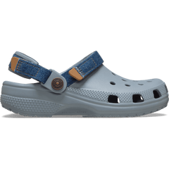 Crocs - Kids' Classic Denim Adjustable Backstrap Clog for Kids