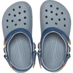 Crocs - Kids' Classic Denim Adjustable Backstrap Clog for Kids