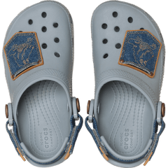 Crocs - Toddler Classic Denim Adjustable Backstrap Clog for Kids