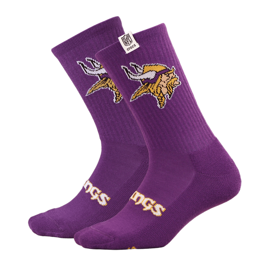 Crocs - NFL Minnesota Vikings Crocs Socks for Men