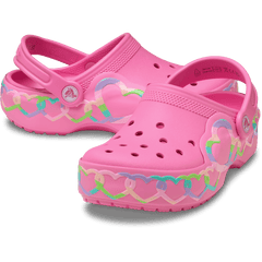 Crocs - Kids' Classic Heart Lights Clog for Kids
