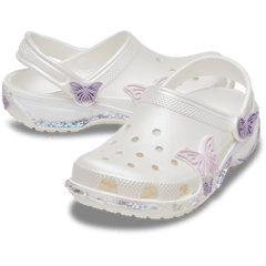 Crocs - Toddler Classic Butterfly Sparkle Shaker Clog for Kids