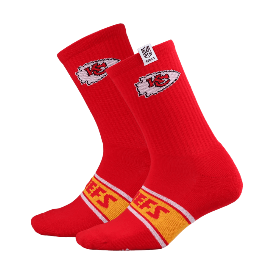 Crocs - NFL Kansas City Chiefs Crocs Socks for Men