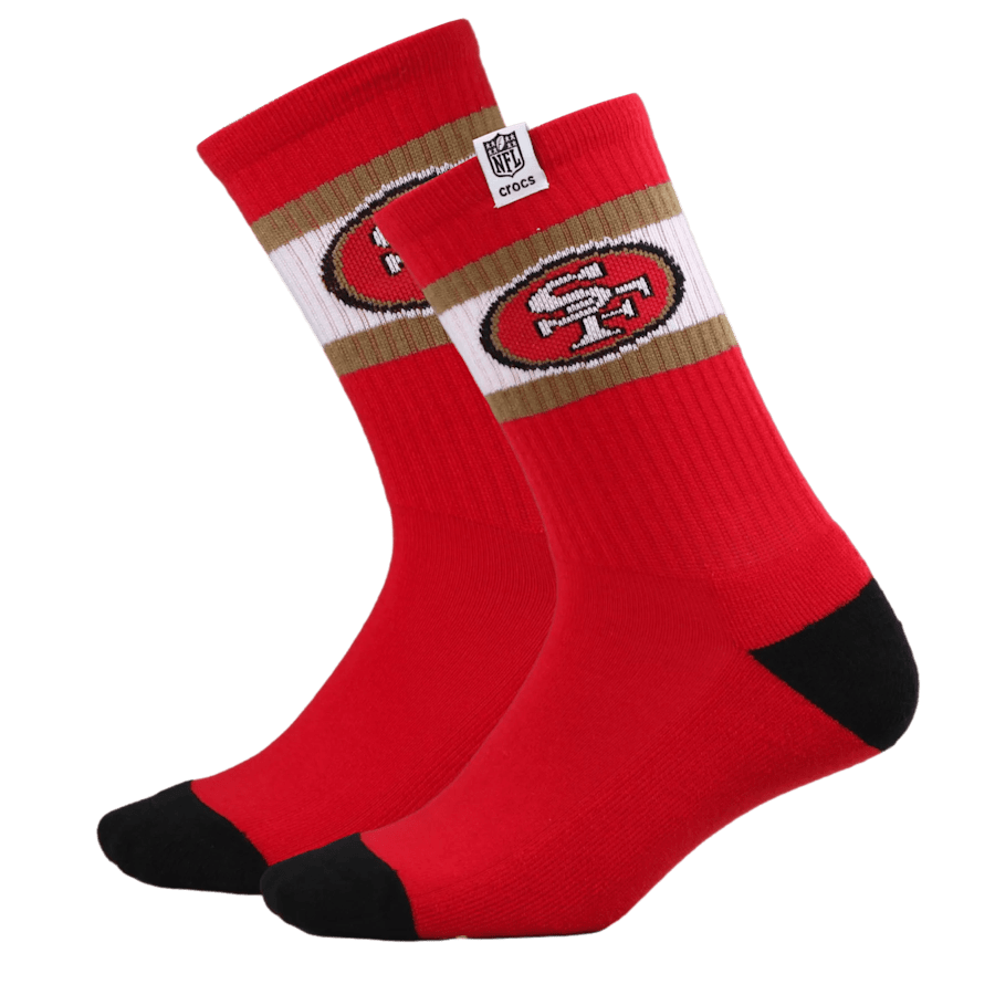 Crocs - NFL San Francisco 49ers Crocs Socks for Men