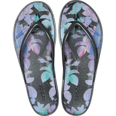 Crocs - Miami Round Toe Dark Floral Flip for Women