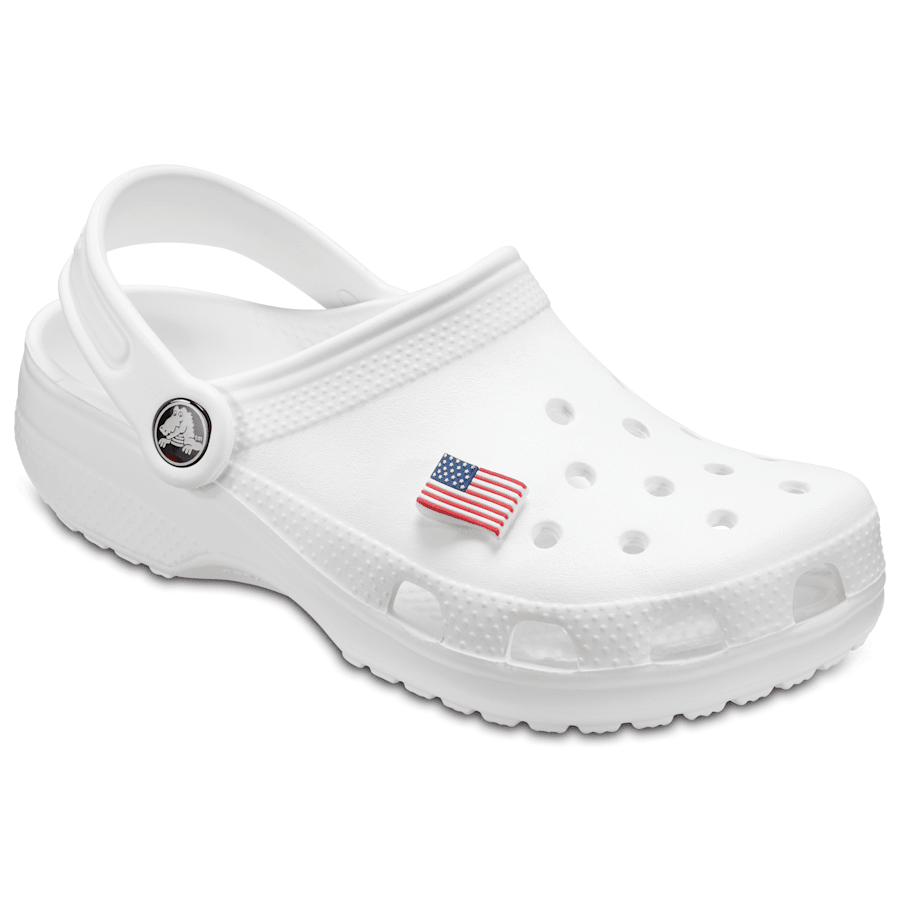 Crocs - American Flag Jibbitz Shoe Charm for Women|Men