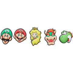 Crocs - Super Mario™ 5-Pack Jibbitz Shoe Charm for Women|Men|Kids|Jibbitz™ Charms
