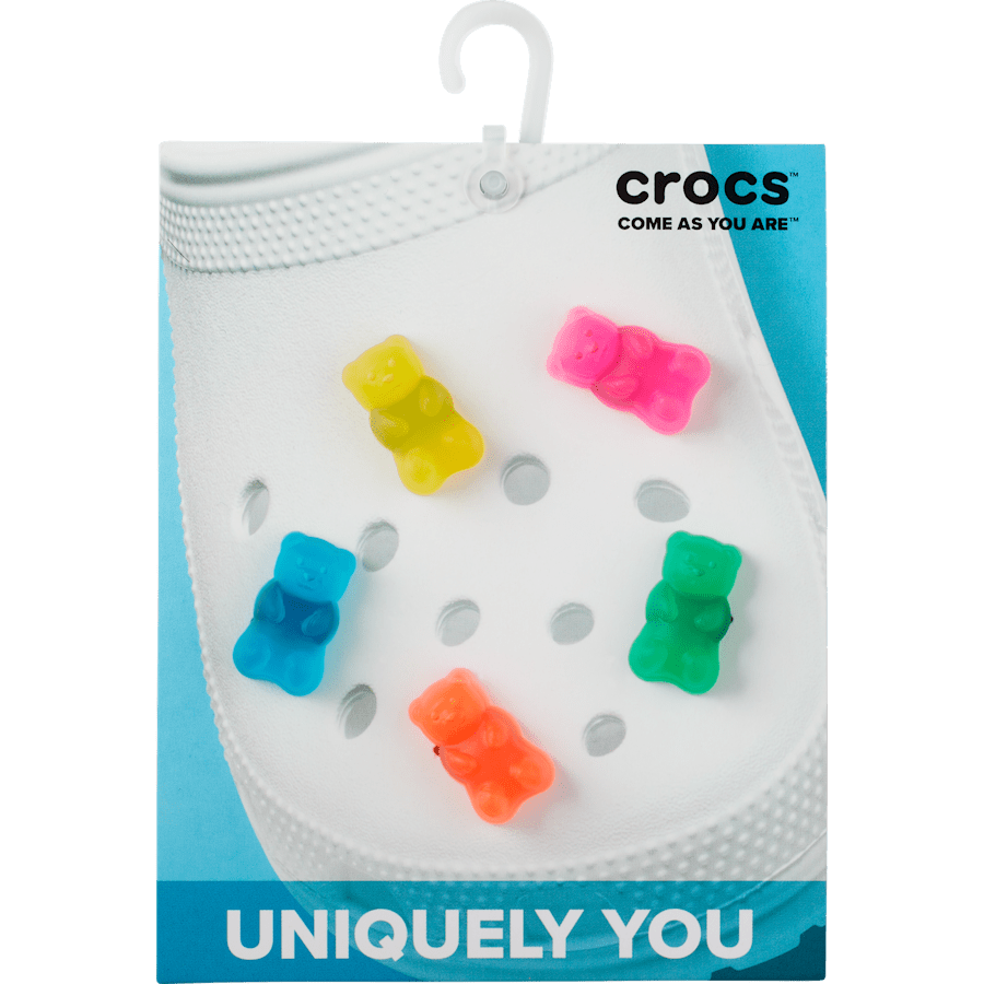 Crocs - Candy Bear 5 Pack Jibbitz Shoe Charm for Women|Men|Jibbitz™ Charms