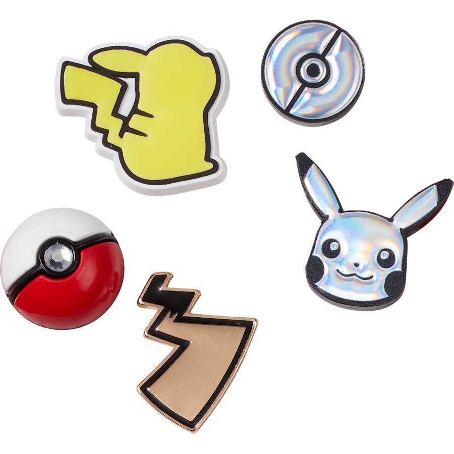 Crocs - Elevated Pokemon 5 Pack Jibbitz Shoe Charm for Women|Men|Kids|Jibbitz™ Charms