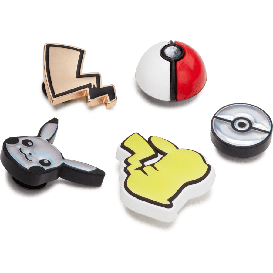 Crocs - Elevated Pokemon 5 Pack Jibbitz Shoe Charm for Women|Men|Kids|Jibbitz™ Charms