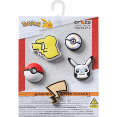 Crocs - Elevated Pokemon 5 Pack Jibbitz Shoe Charm for Women|Men|Kids|Jibbitz™ Charms