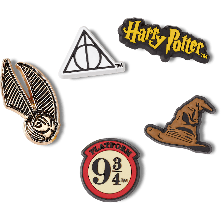 Crocs - Harry Potter Symbol 5 Pack Jibbitz™ charms for Women|Men|Kids|Jibbitz™ Charms