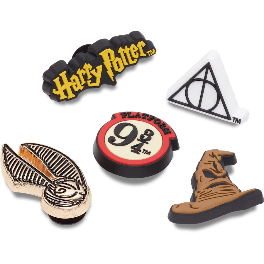 Crocs - Harry Potter Symbol 5 Pack Jibbitz™ charms for Women|Men|Kids|Jibbitz™ Charms
