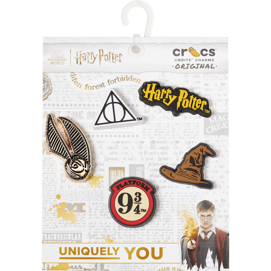 Crocs - Harry Potter Symbol 5 Pack Jibbitz™ charms for Women|Men|Kids|Jibbitz™ Charms