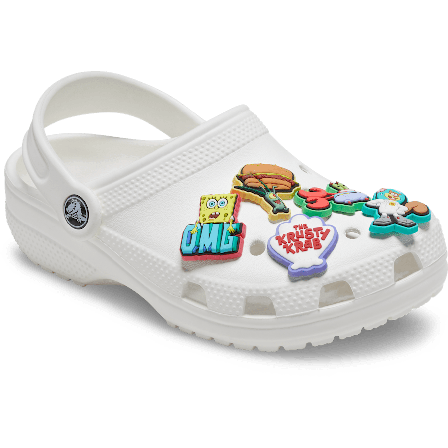 Crocs - SpongeBob 5 Pack Jibbitz™ charms for Women|Men|Kids|Jibbitz™ Charms