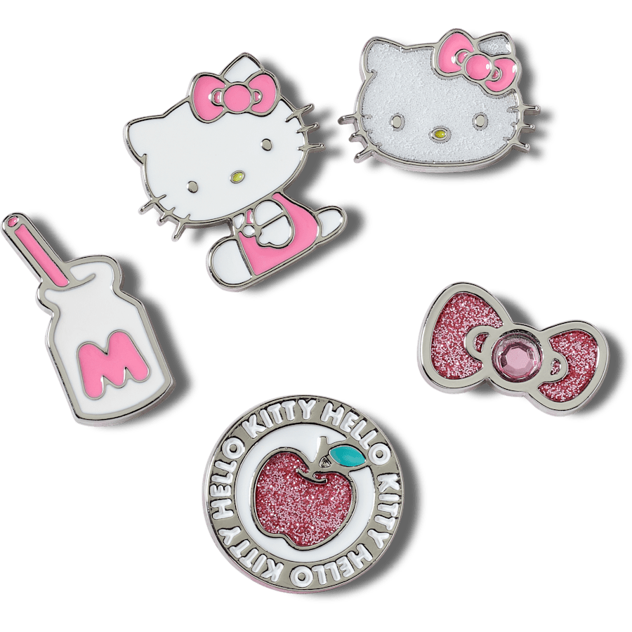 Crocs - Hello Kitty Elevated 5 Pack Jibbitz™ charms for Women|Men|Jibbitz™ Charms