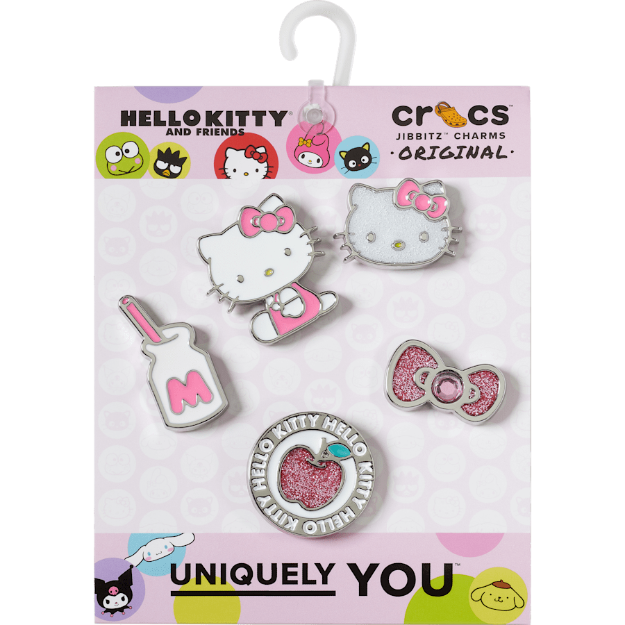Crocs - Hello Kitty Elevated 5 Pack Jibbitz™ charms for Women|Men|Jibbitz™ Charms