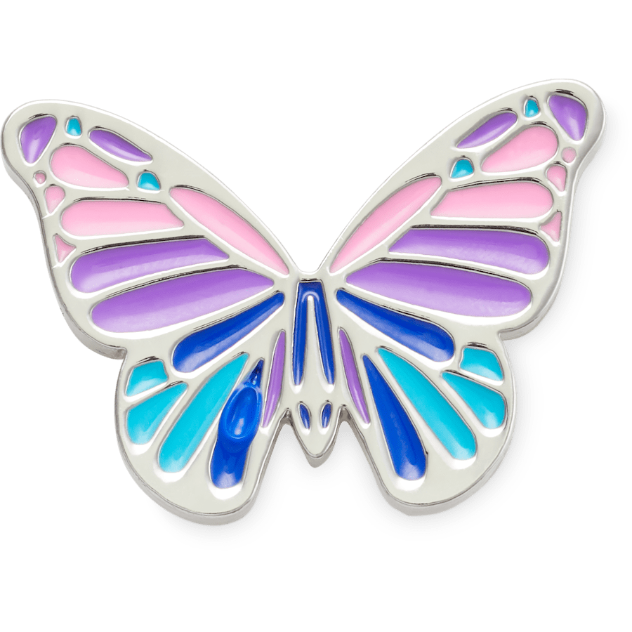 Crocs - Multi Purple Butterfly Jibbitz Shoe Charm for Women|Men|Jibbitz™ Charms