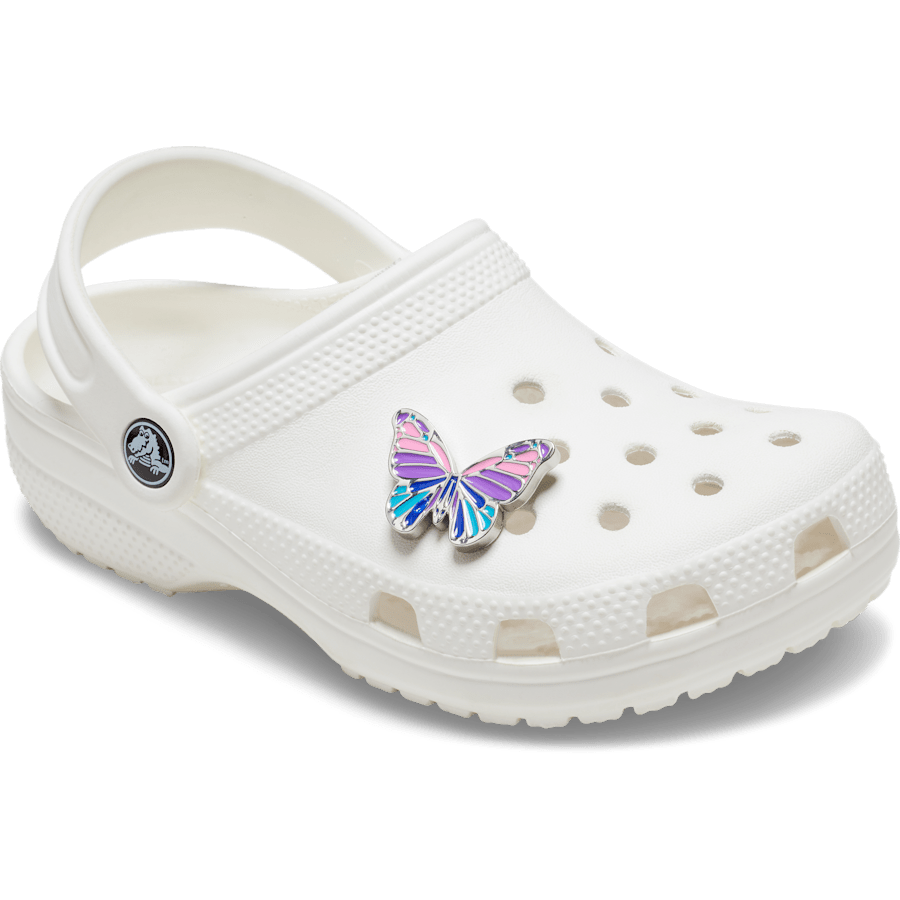 Crocs - Multi Purple Butterfly Jibbitz Shoe Charm for Women|Men|Jibbitz™ Charms