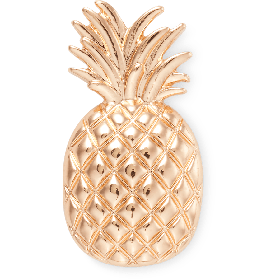Crocs - Gold Pineapple Jibbitz Shoe Charm for Women|Men|Jibbitz™ Charms