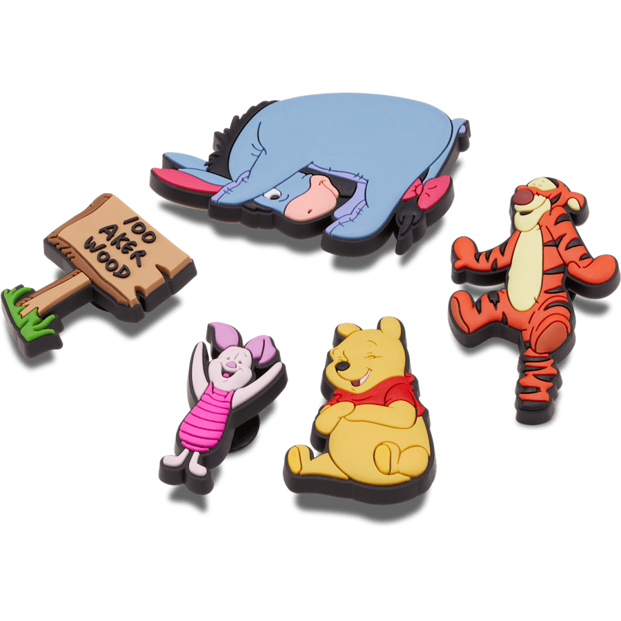 Crocs - Winnie The Pooh 5 Pack Jibbitz™ charms for Women|Men|Kids|Jibbitz™ Charms
