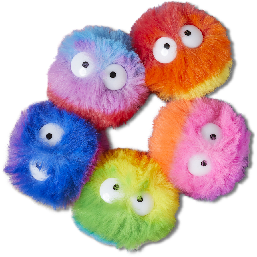 Crocs - FuzzyPuffCharacters5Pack Jibbitz Shoe Charm for Women|Men|Jibbitz™ Charms