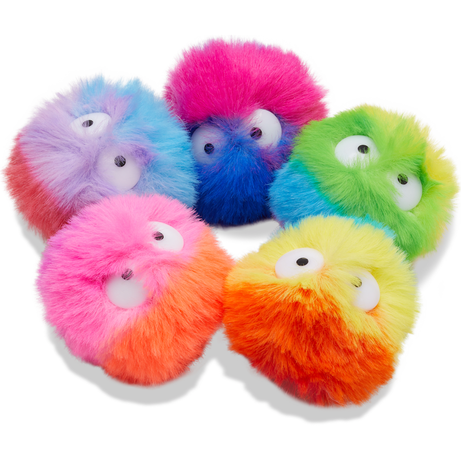 Crocs - FuzzyPuffCharacters5Pack Jibbitz Shoe Charm for Women|Men|Jibbitz™ Charms