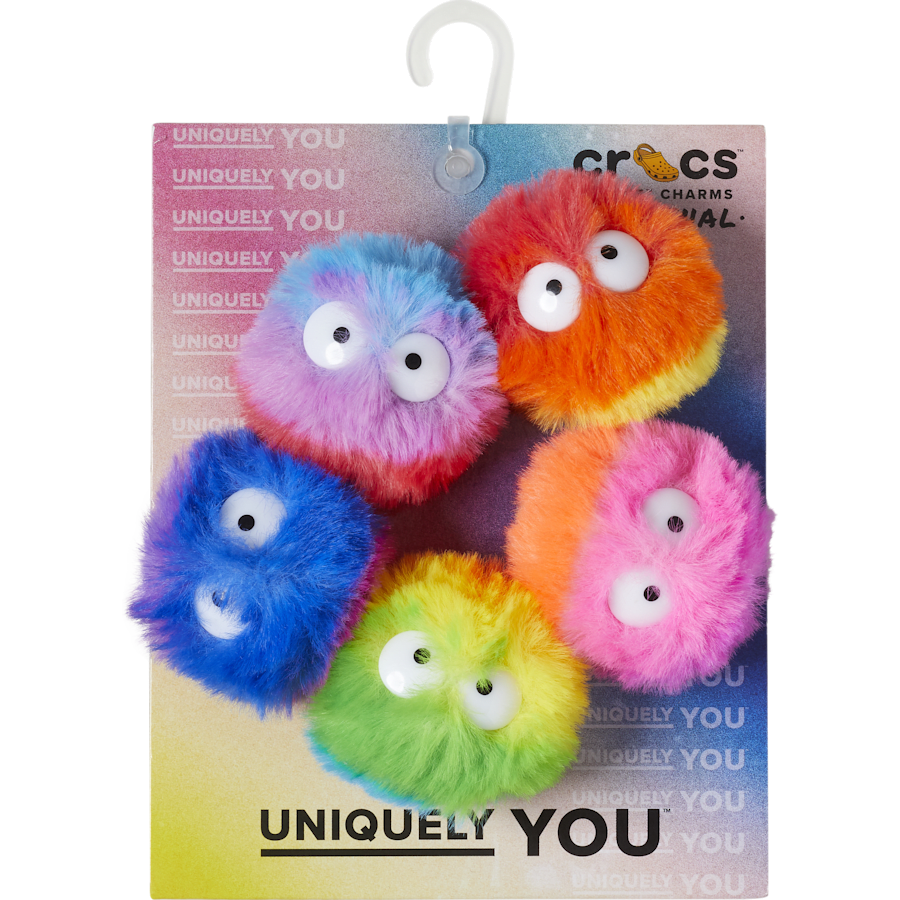 Crocs - FuzzyPuffCharacters5Pack Jibbitz Shoe Charm for Women|Men|Jibbitz™ Charms