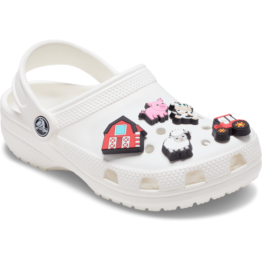 Crocs - Cutesey Farm Animal 5 Pack Jibbitz Shoe Charm for Women|Men|Kids|Jibbitz™ Charms