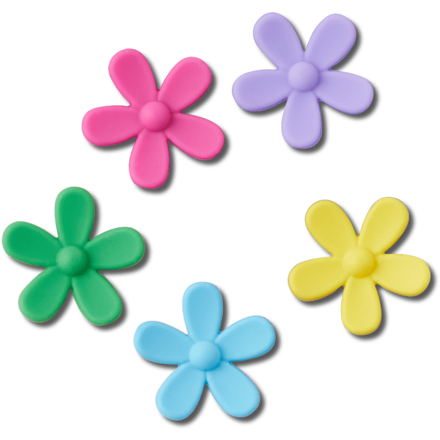 Crocs - Flower Power 5 Pack Jibbitz™ charms for Women|Men|Jibbitz™ Charms