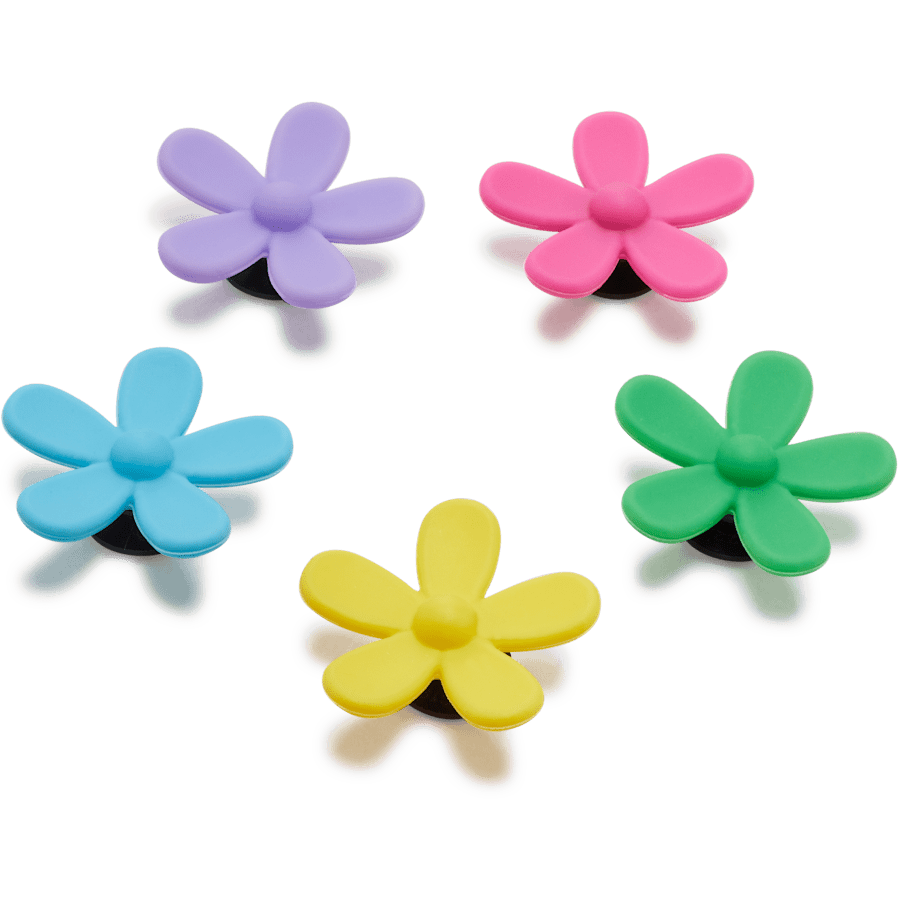 Crocs - Flower Power 5 Pack Jibbitz™ charms for Women|Men|Jibbitz™ Charms