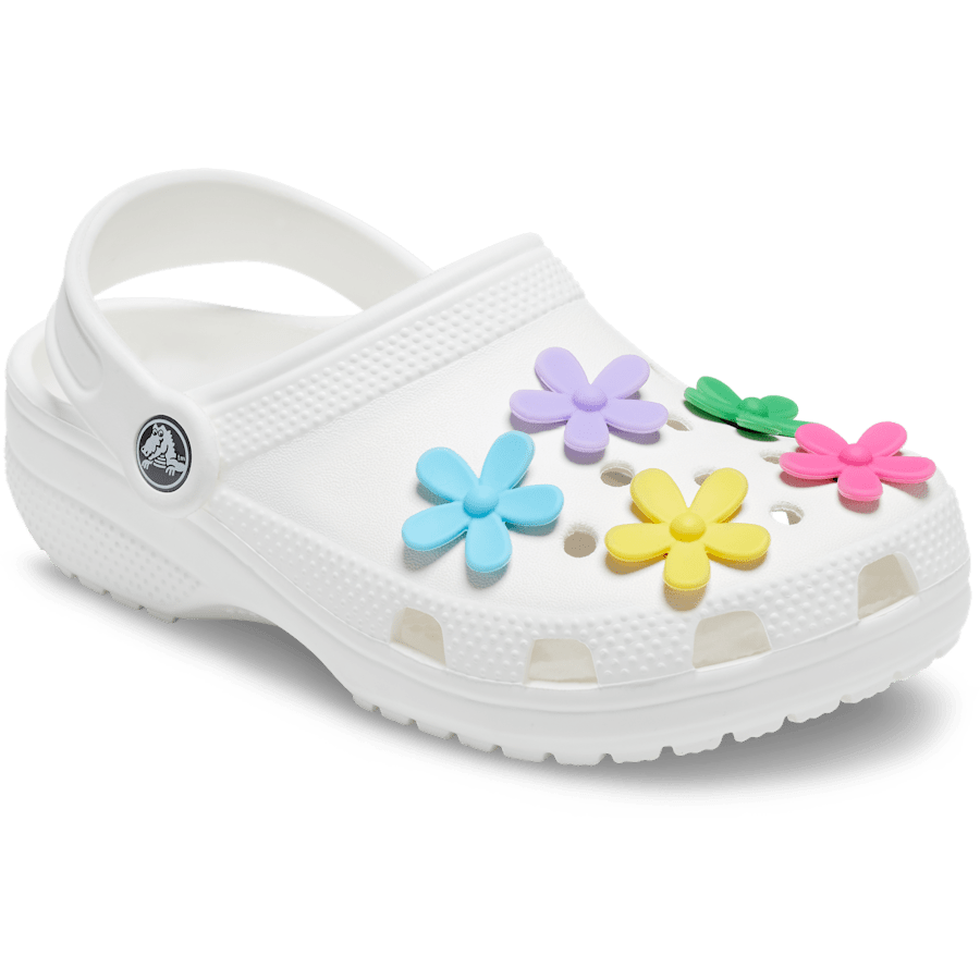 Crocs - Flower Power 5 Pack Jibbitz™ charms for Women|Men|Jibbitz™ Charms