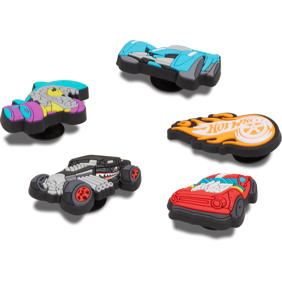 Crocs - Hot Wheels 5 Pack Jibbitz™ charms for Women|Men|Kids|Jibbitz™ Charms