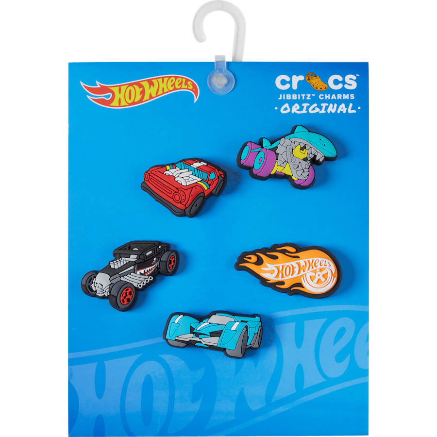 Crocs - Hot Wheels 5 Pack Jibbitz™ charms for Women|Men|Kids|Jibbitz™ Charms