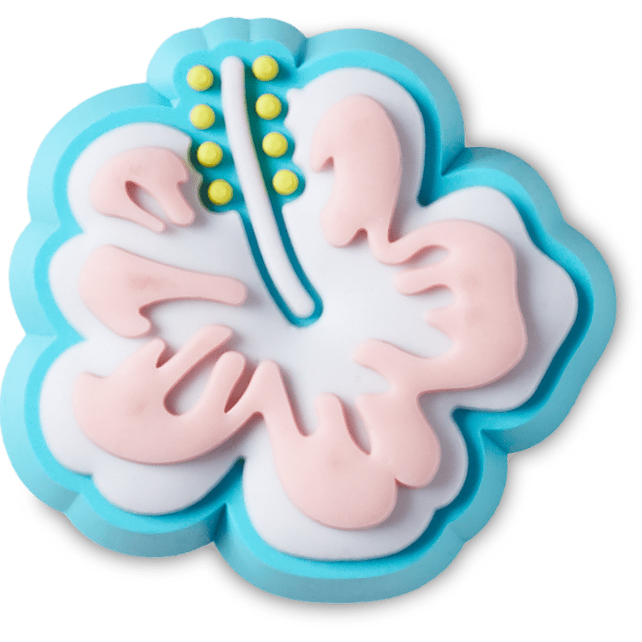 Crocs - Blue Hibiscus Jibbitz™ charms for Women|Men