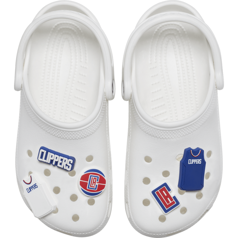 Crocs - NBA Los Angeles Clippers 5 Pack Jibbitz™ charms for Women|Men|Jibbitz™ Charms