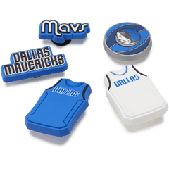 Crocs - NBA Dallas Mavericks 5 Pack Jibbitz™ charms for Women|Men|Jibbitz™ Charms