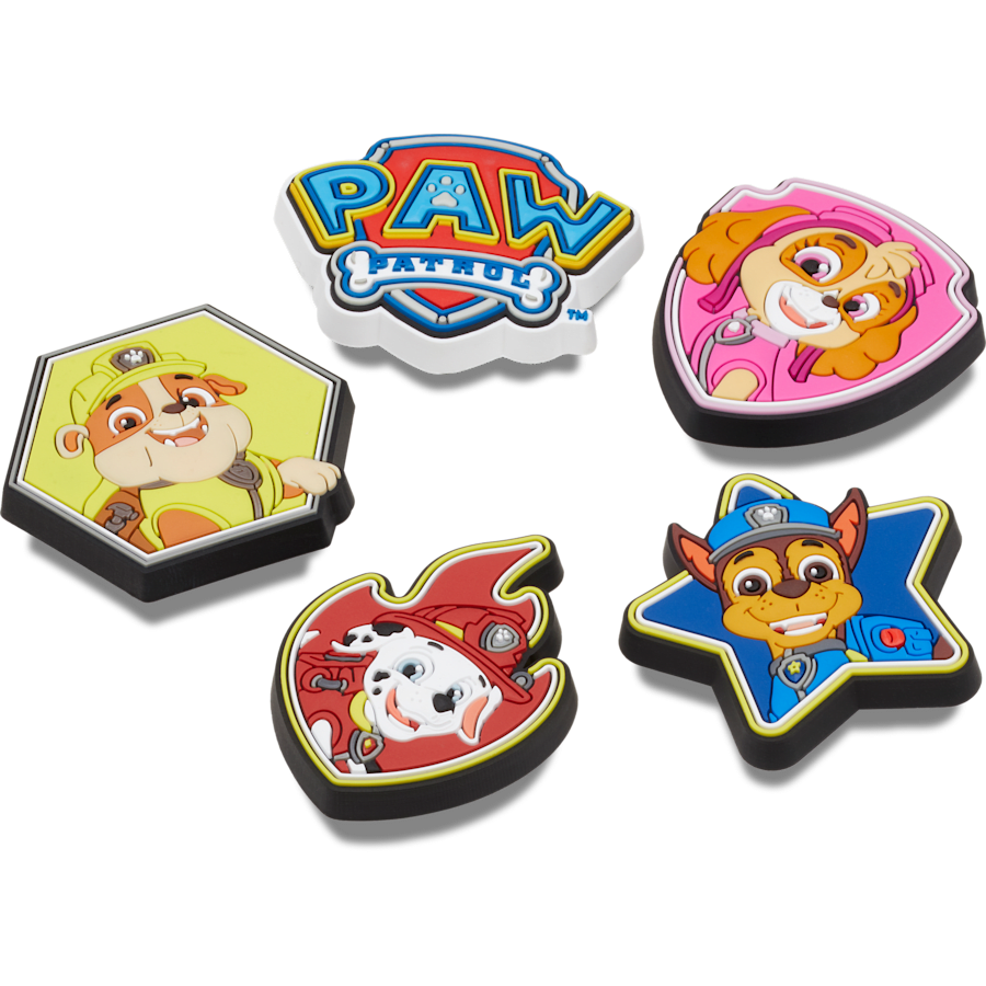 Crocs - Paw Patrol 5 Pack Jibbitz™ charms for Women|Men|Kids|Jibbitz™ Charms