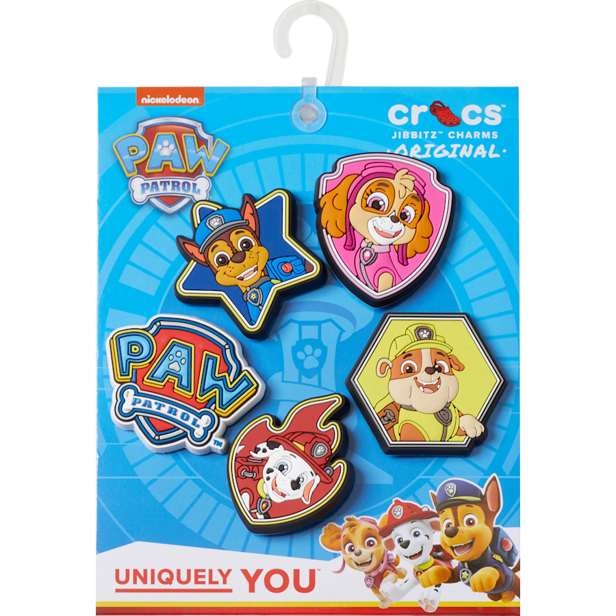 Crocs - Paw Patrol 5 Pack Jibbitz™ charms for Women|Men|Kids|Jibbitz™ Charms